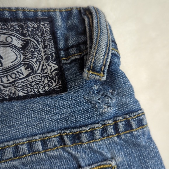 Buffalo David Bitton King Slim Boot Size 36 Medium Wash 100% Cotton‎ - Picture 10 of 15